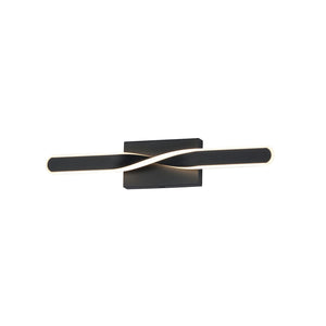 ET2 - E24152-BK - LED Bath Vanity - Pirouette - Bath Vanity - Black