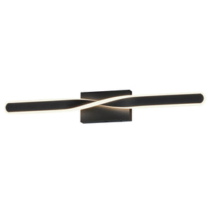 ET2 - E24153-BK - LED Bath Vanity - Pirouette - Bath Vanity - Black
