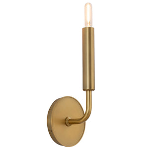 Robert Abbey - 1407 - One Light Wall Sconce - Mavisten Edition Carbonia - Lacquered Burnished Brass