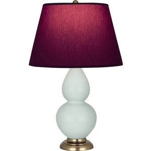 Robert Abbey - 1789P - One Light Table Lamp - Double Gourd - Celadon Glazed Ceramic w/Antique Brass