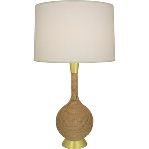 Robert Abbey - 477 - One Light Table Lamp - Hatteras - Natural Rope w/Modern Brass