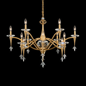 Schonbek - S47512-26R - 12 Light Chandelier - Waverly - French Gold