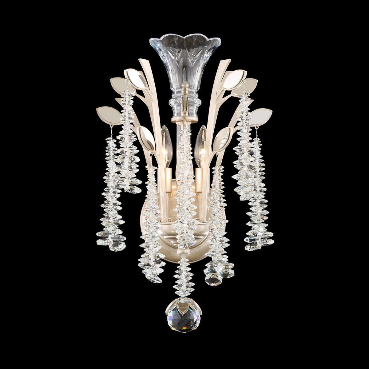 Schonbek - S58503-48R - Three Light Wall Sconce - MacLyn - Antique Silver