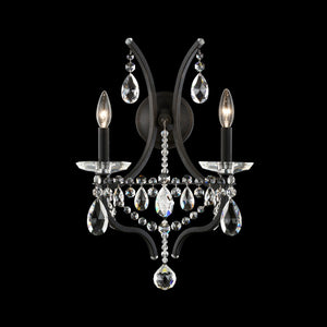 Schonbek - S77502-59R - Two Light Wall Sconce - Adley - Ferro Black