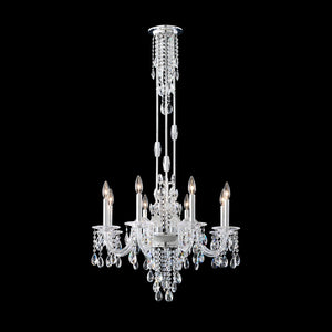 Schonbek - S93508-40R - Eight Light Chandelier - Rainier - Silver