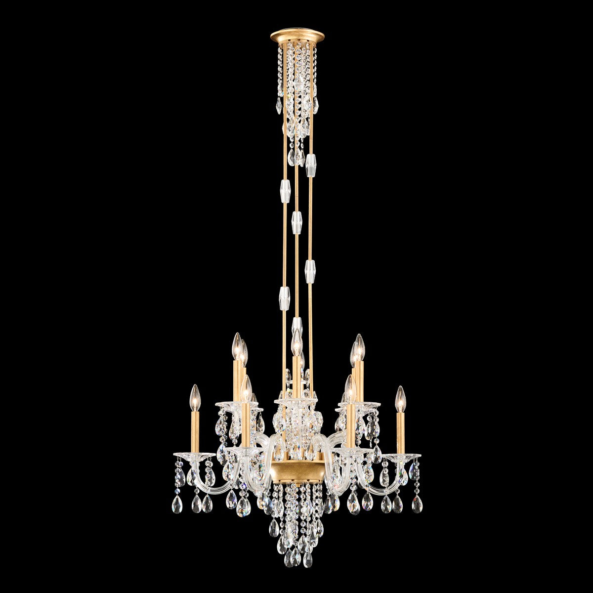 Schonbek - S93512-26R - 12 Light Chandelier - Rainier - French Gold