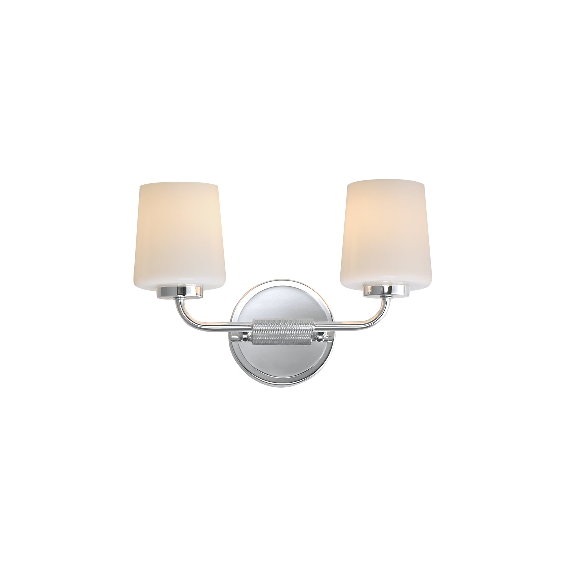 Maxim - 12692WTPC - Two Light Wall Sconce - Durham - Polished Chrome