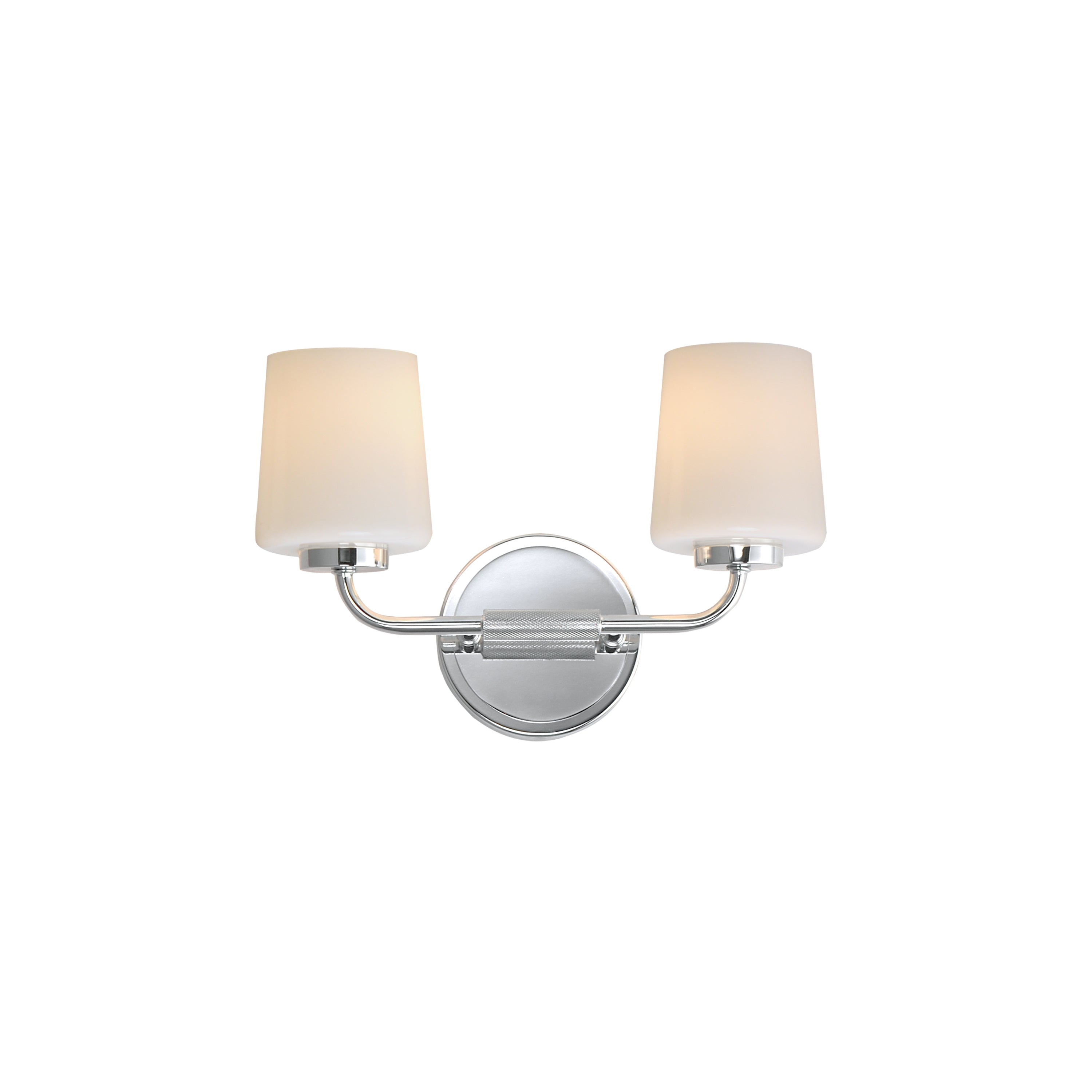 Maxim - 12692WTPC - Two Light Wall Sconce - Durham - Polished Chrome