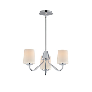 Maxim - 12695WTPC - Three Light Chandelier - Durham - Polished Chrome