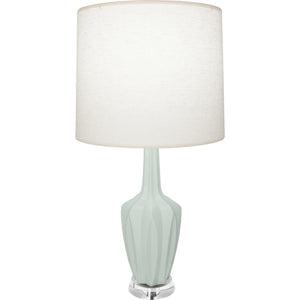 Robert Abbey - CL35 - One Light Accent Lamp - Emma - Celadon Glazed Ceramic w/Polished Nickel/a Lucite