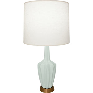 Robert Abbey - CL36 - One Light Accent Lamp - Emma - Celadon Glazed Ceramic w/Warm Brass