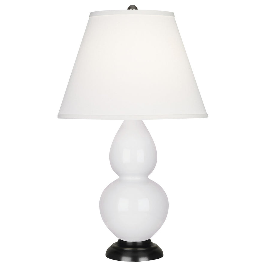 Robert Abbey - DY11X - One Light Accent Lamp - Small Double Gourd - Daisy Glazed Ceramic w/Deep Patina Bronze