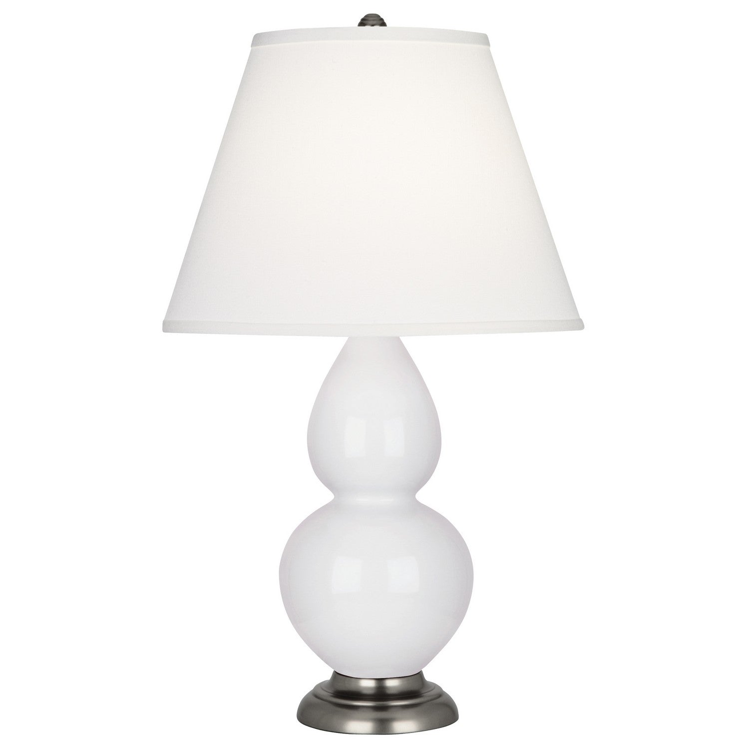Robert Abbey - DY12X - One Light Accent Lamp - Small Double Gourd - Daisy Glazed Ceramic w/Antique Silvered
