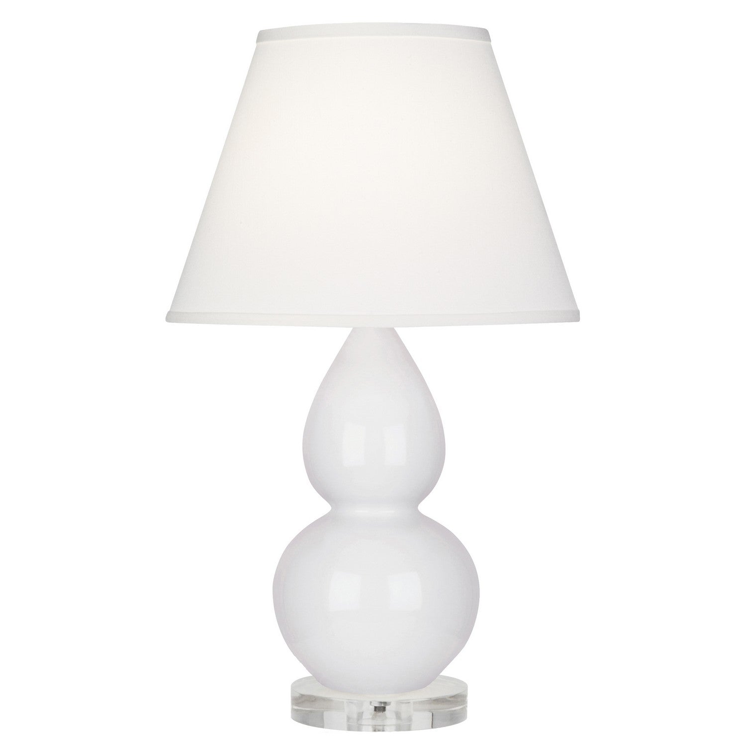Robert Abbey - DY13X - One Light Accent Lamp - Small Double Gourd - Daisy Glazed Ceramic w/Lucite