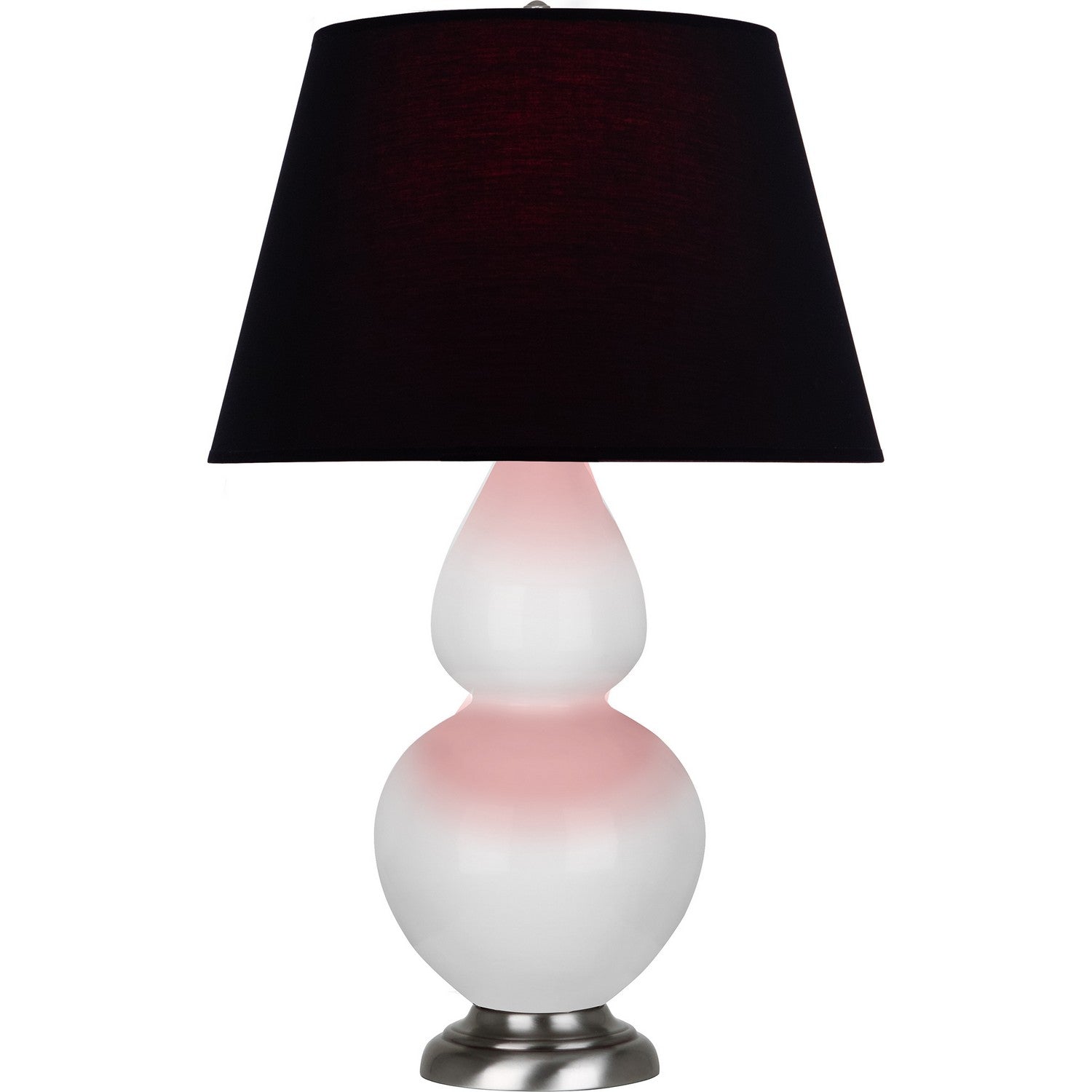 Robert Abbey - DY22K - One Light Table Lamp - Double Gourd - Daisy Glazed Ceramic w/Antique Silvered