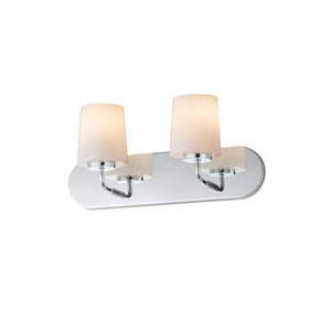 Maxim - 12892WTPC - Two Light Strip Bath Vanity - Durham - Polished Chrome