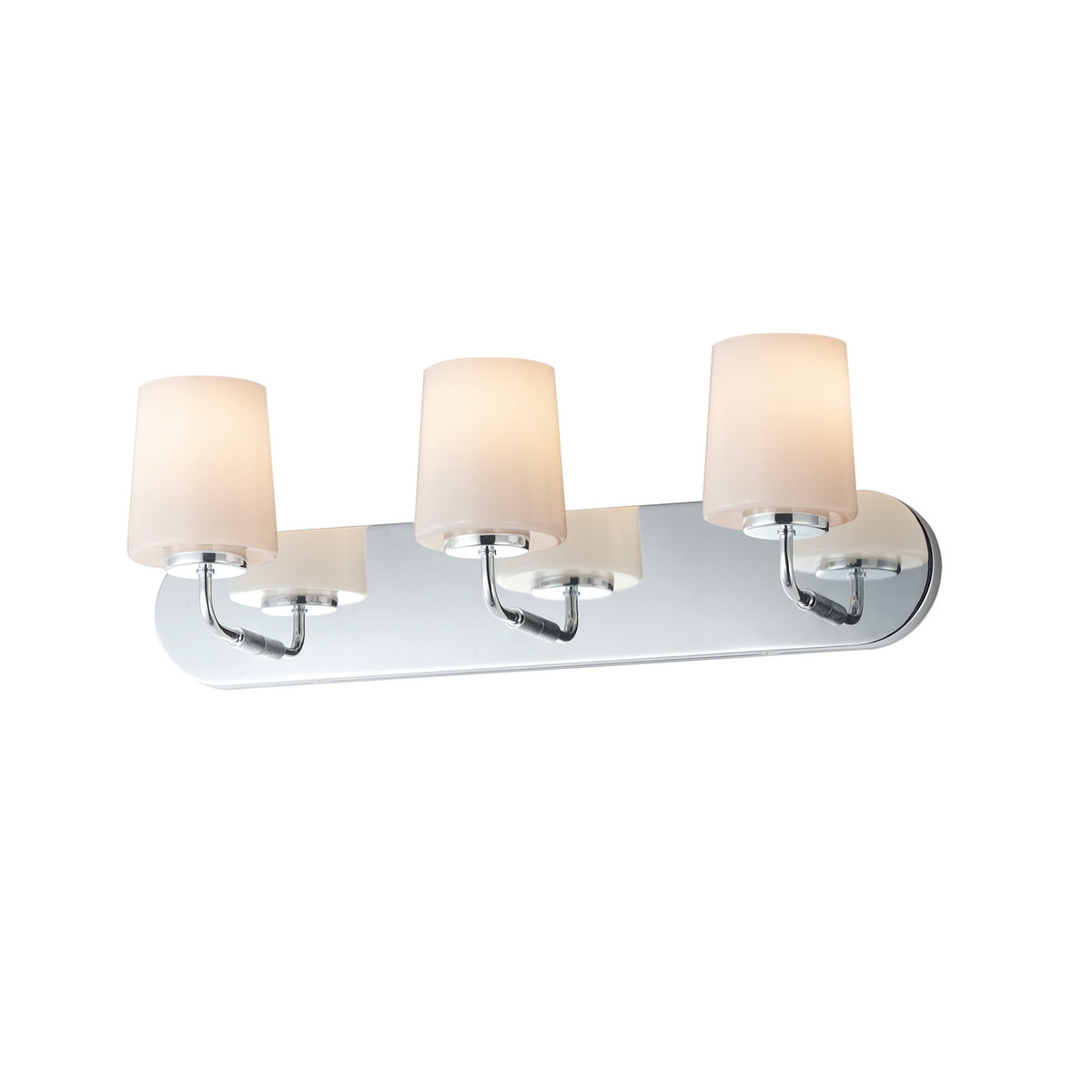 Maxim - 12893WTPC - Three Light Strip Bath Vanity - Durham - Polished Chrome