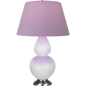 Robert Abbey - DY22L - One Light Table Lamp - Double Gourd - Daisy Glazed Ceramic w/Antique Silvered