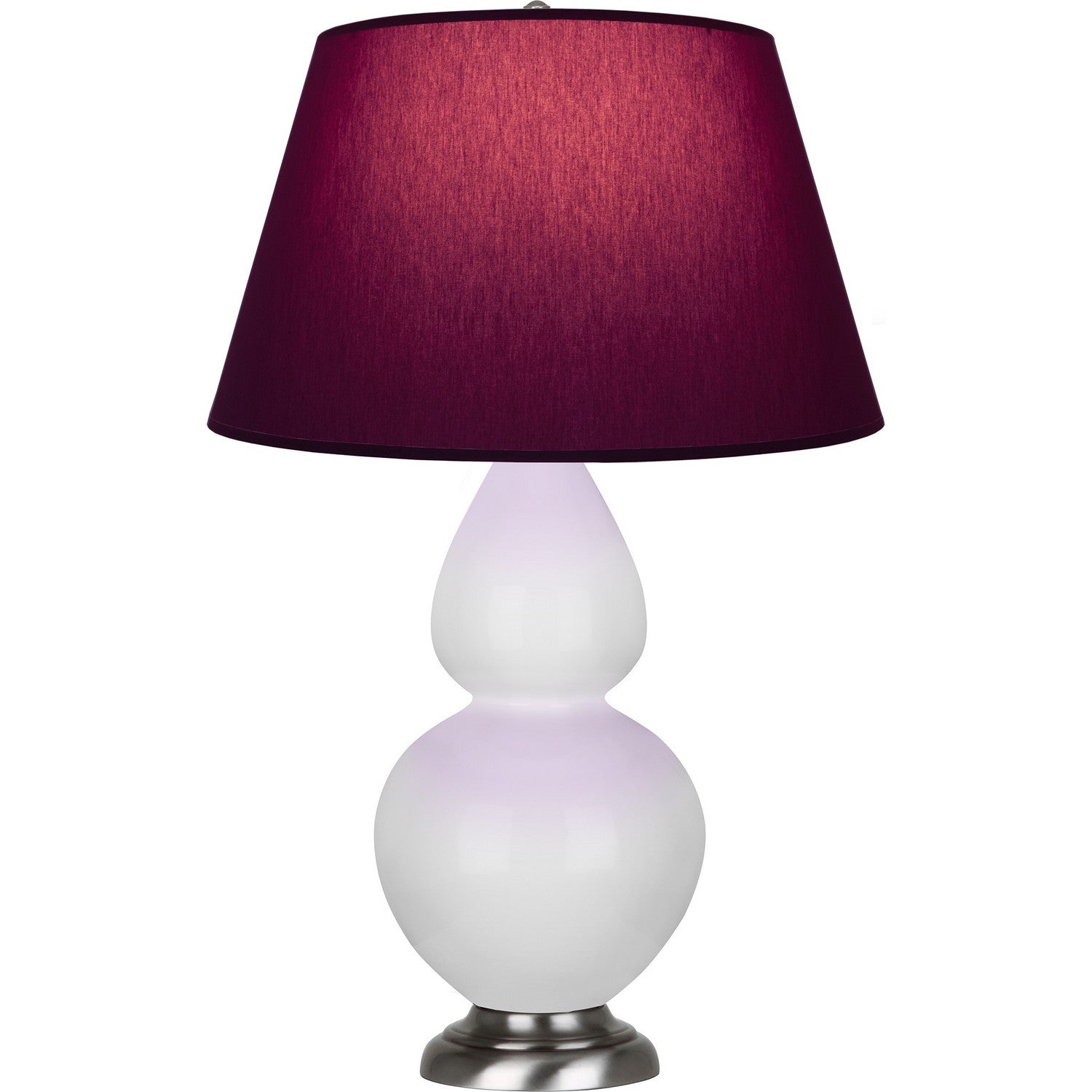 Robert Abbey - DY22P - One Light Table Lamp - Double Gourd - Daisy Glazed Ceramic w/Antique Silvered
