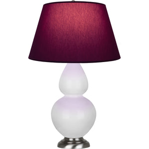 Robert Abbey - DY22P - One Light Table Lamp - Double Gourd - Daisy Glazed Ceramic w/Antique Silvered