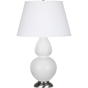 Robert Abbey - DY22X - One Light Table Lamp - Double Gourd - Daisy Glazed Ceramic w/Antique Silvered