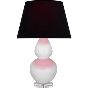 Robert Abbey - DY23K - One Light Table Lamp - Double Gourd - Daisy Glazed Ceramic w/Lucite