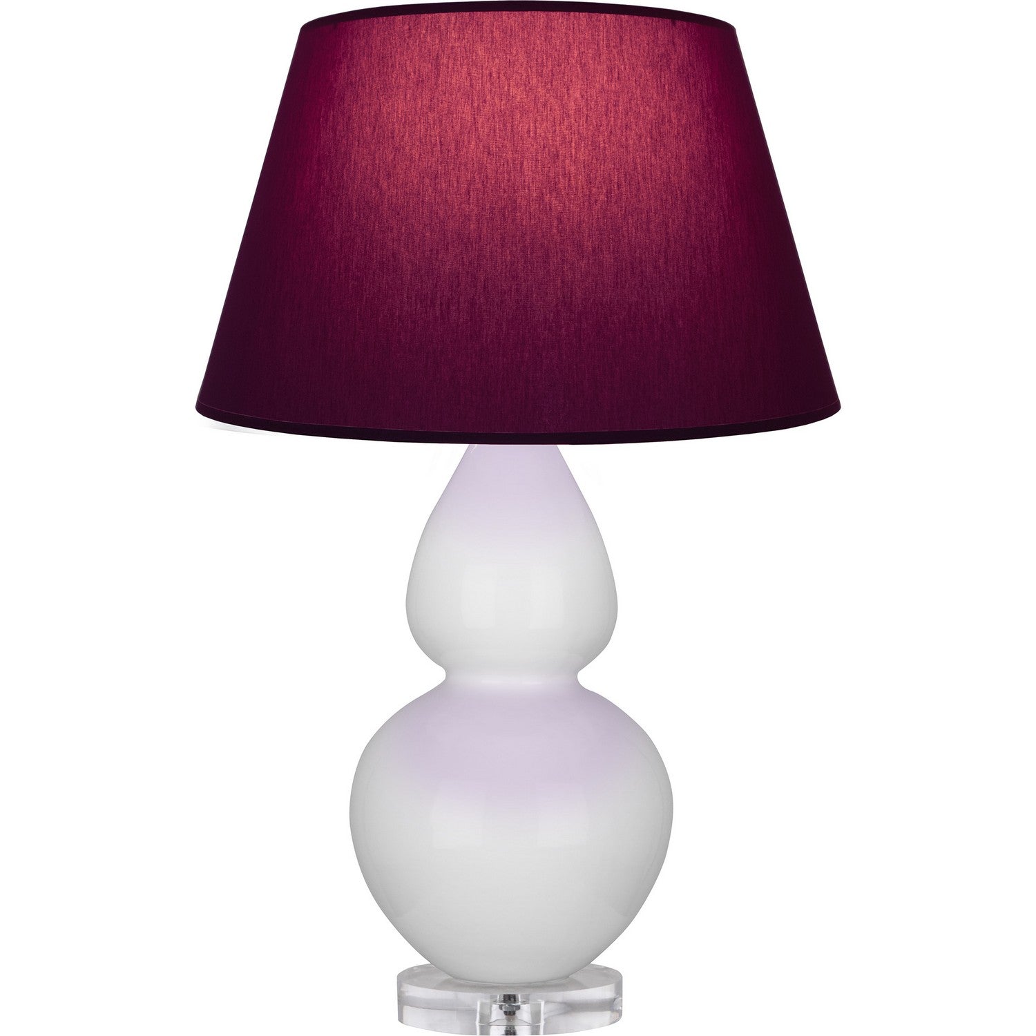 Robert Abbey - DY23P - One Light Table Lamp - Double Gourd - Daisy Glazed Ceramic w/Lucite