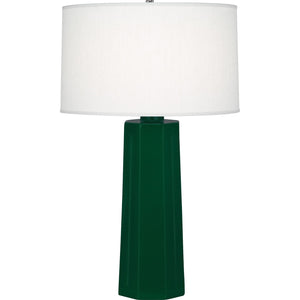 Robert Abbey - JU960 - One Light Table Lamp - Mason - Jungle Glazed Ceramic