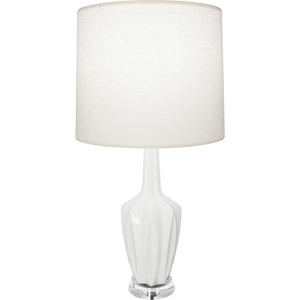Robert Abbey - LY35 - One Light Accent Lamp - Emma - Lily Glazed Ceramic w/Polished Nickel/a Lucite