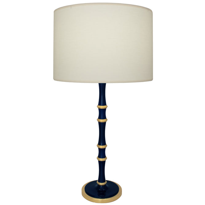 Robert Abbey - MB71MMB - One Light Table Lamp - Kane - Midnight Blue, Matte Midnight Blue w/Modern Brass