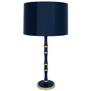 Robert Abbey - MB71MMBX - One Light Table Lamp - Kane - Midnight Blue/Matte Midnight Blue w/Modern Brass