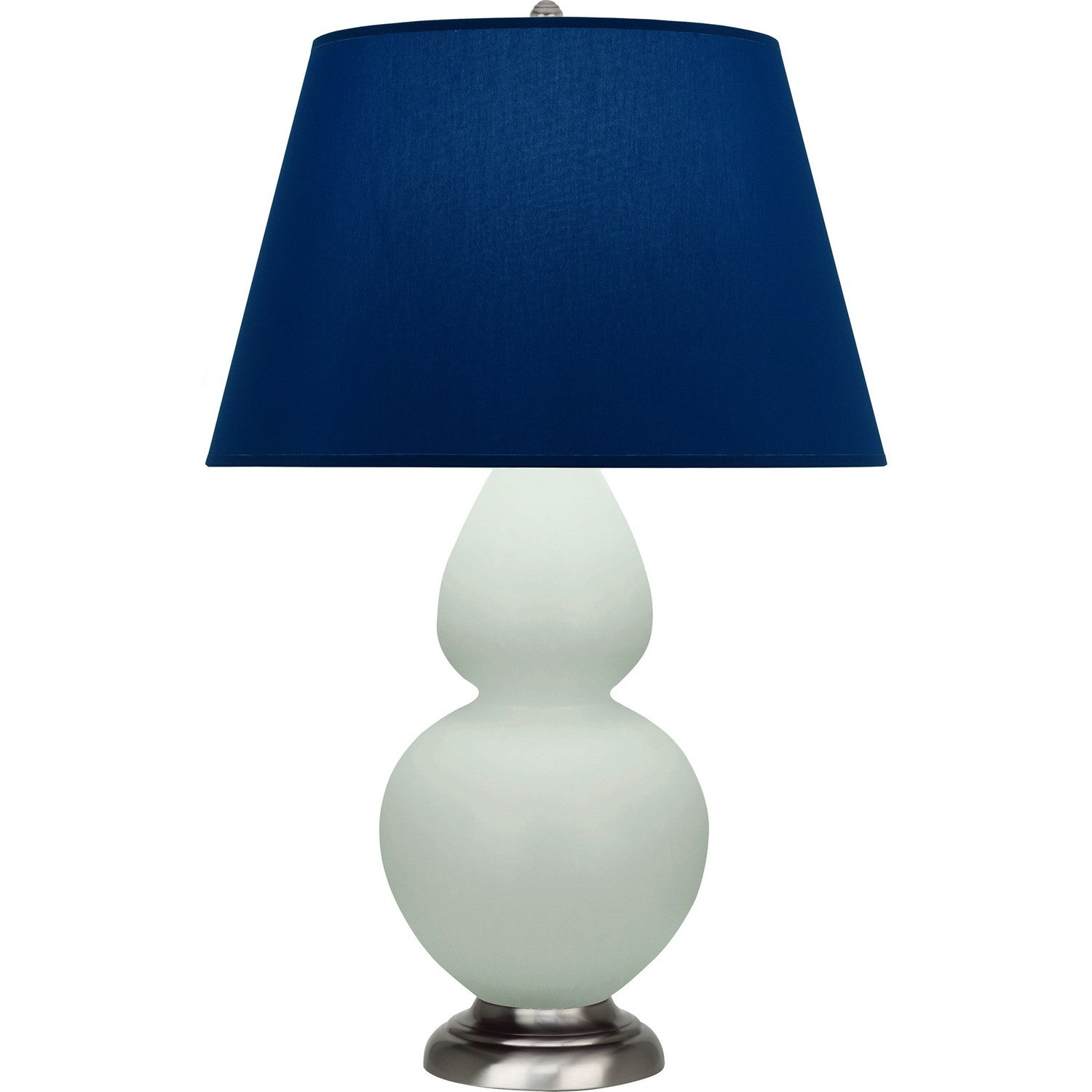 Robert Abbey - MCL59N - One Light Table Lamp - Double Gourd - Matte Celadon Glazed Ceramic w/Antique Silvered