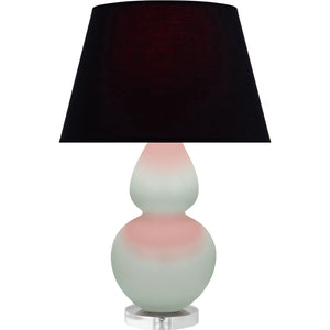 Robert Abbey - MCL62K - One Light Table Lamp - Double Gourd - Matte Celadon Glazed Ceramic w/Lucite