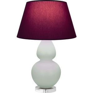 Robert Abbey - MCL62P - One Light Table Lamp - Double Gourd - Matte Celadon Glazed Ceramic w/Lucite