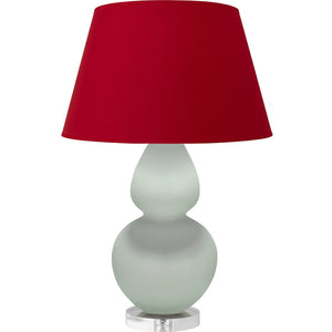 Robert Abbey - MCL62R - One Light Table Lamp - Double Gourd - Matte Celadon Glazed Ceramic w/Lucite