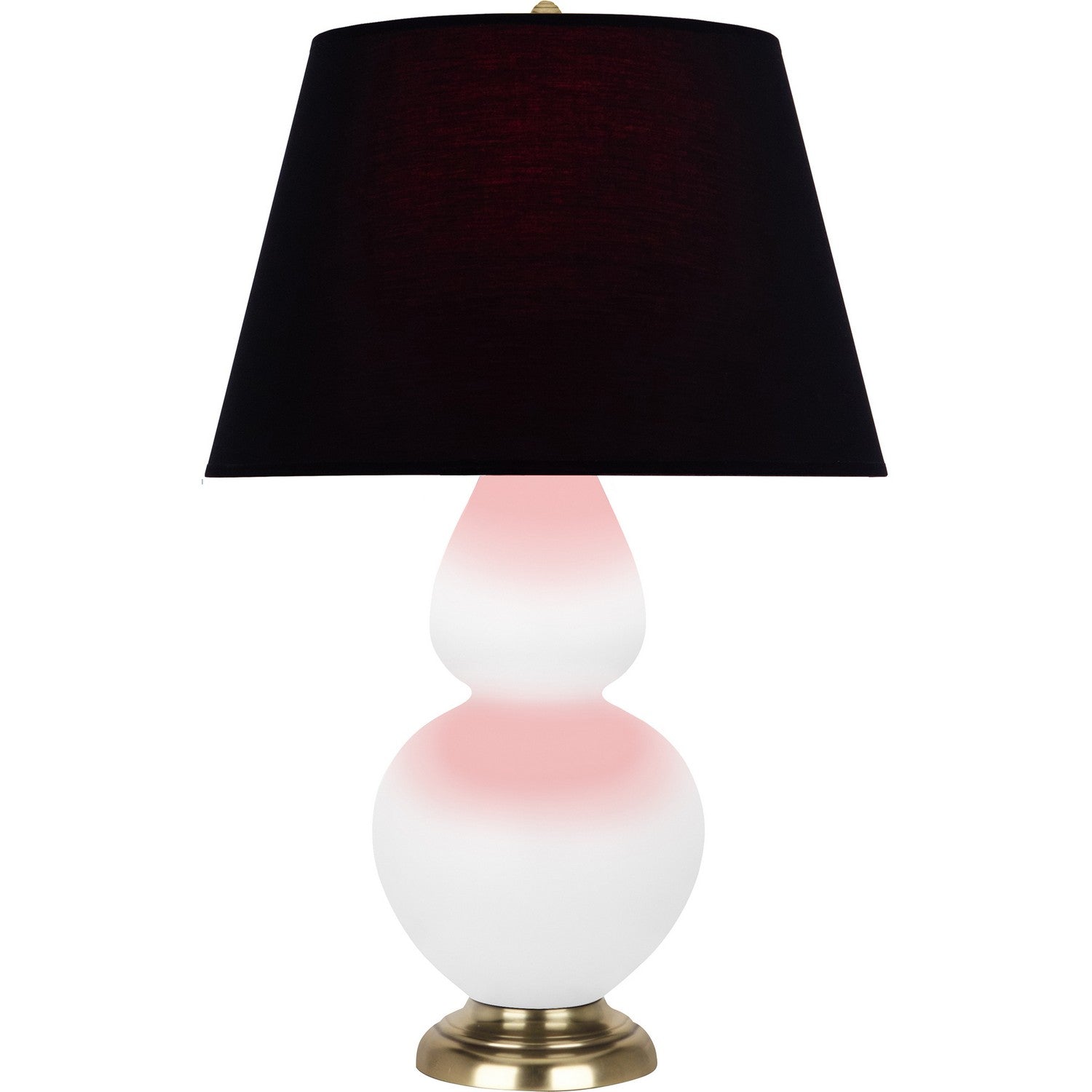 Robert Abbey - MDY20K - One Light Table Lamp - Double Gourd - Matte Daisy Glazed Ceramic w/Antique Natural Brassed