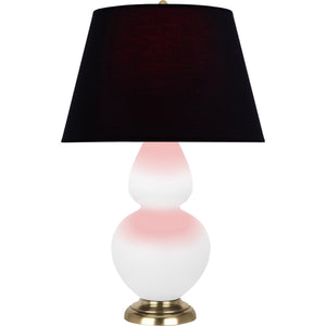 Robert Abbey - MDY20K - One Light Table Lamp - Double Gourd - Matte Daisy Glazed Ceramic w/Antique Natural Brassed