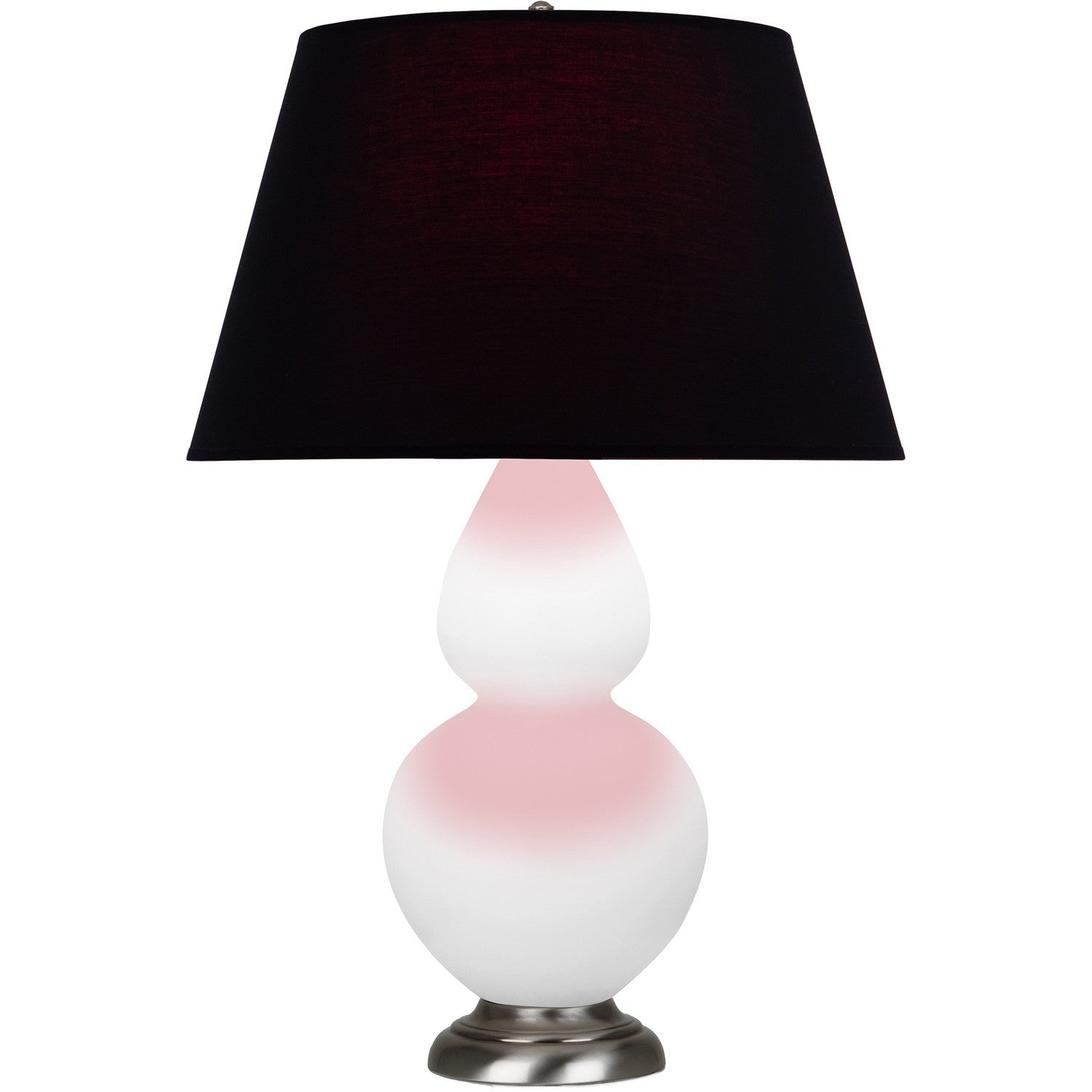 Robert Abbey - MDY22K - One Light Table Lamp - Double Gourd - Matte Daisy Glazed Ceramic w/Antique Silvered