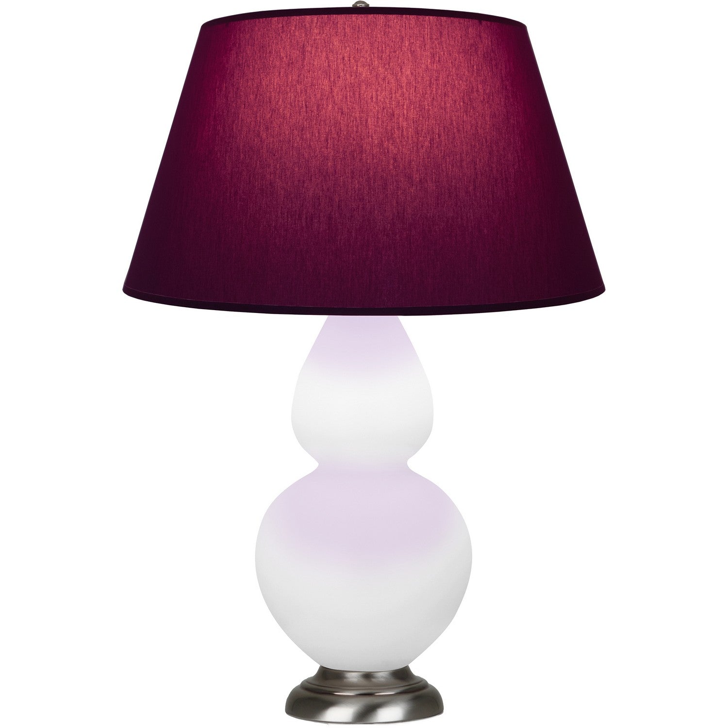 Robert Abbey - MDY22P - One Light Table Lamp - Double Gourd - Matte Daisy Glazed Ceramic w/Antique Silvered