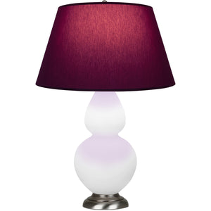 Robert Abbey - MDY22P - One Light Table Lamp - Double Gourd - Matte Daisy Glazed Ceramic w/Antique Silvered