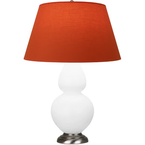 Robert Abbey - MDY22T - One Light Table Lamp - Double Gourd - Matte Daisy Glazed Ceramic w/Antique Silvered