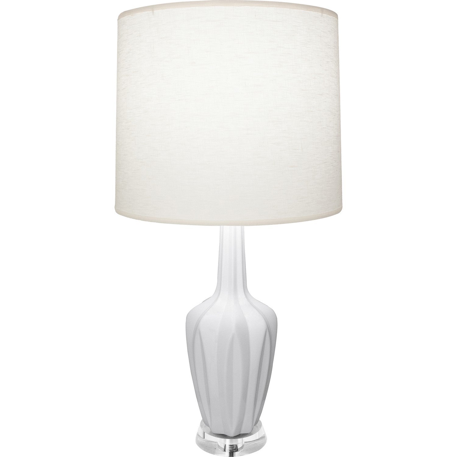 Robert Abbey - MDY35 - One Light Accent Lamp - Emma - Matte Daisy Glazed Ceramic w/Polished Nickel/a Lucite