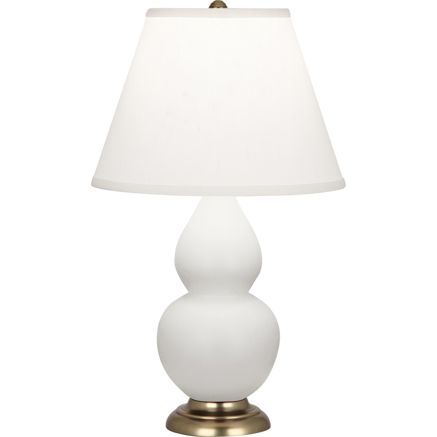 Robert Abbey - MDY50 - One Light Accent Lamp - Small Double Gourd - Matte Daisy Glazed Ceramic w/Antique Natural Brassed