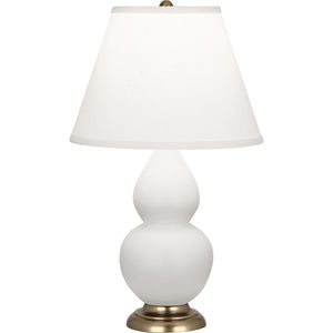 Robert Abbey - MDY50 - One Light Accent Lamp - Small Double Gourd - Matte Daisy Glazed Ceramic w/Antique Natural Brassed