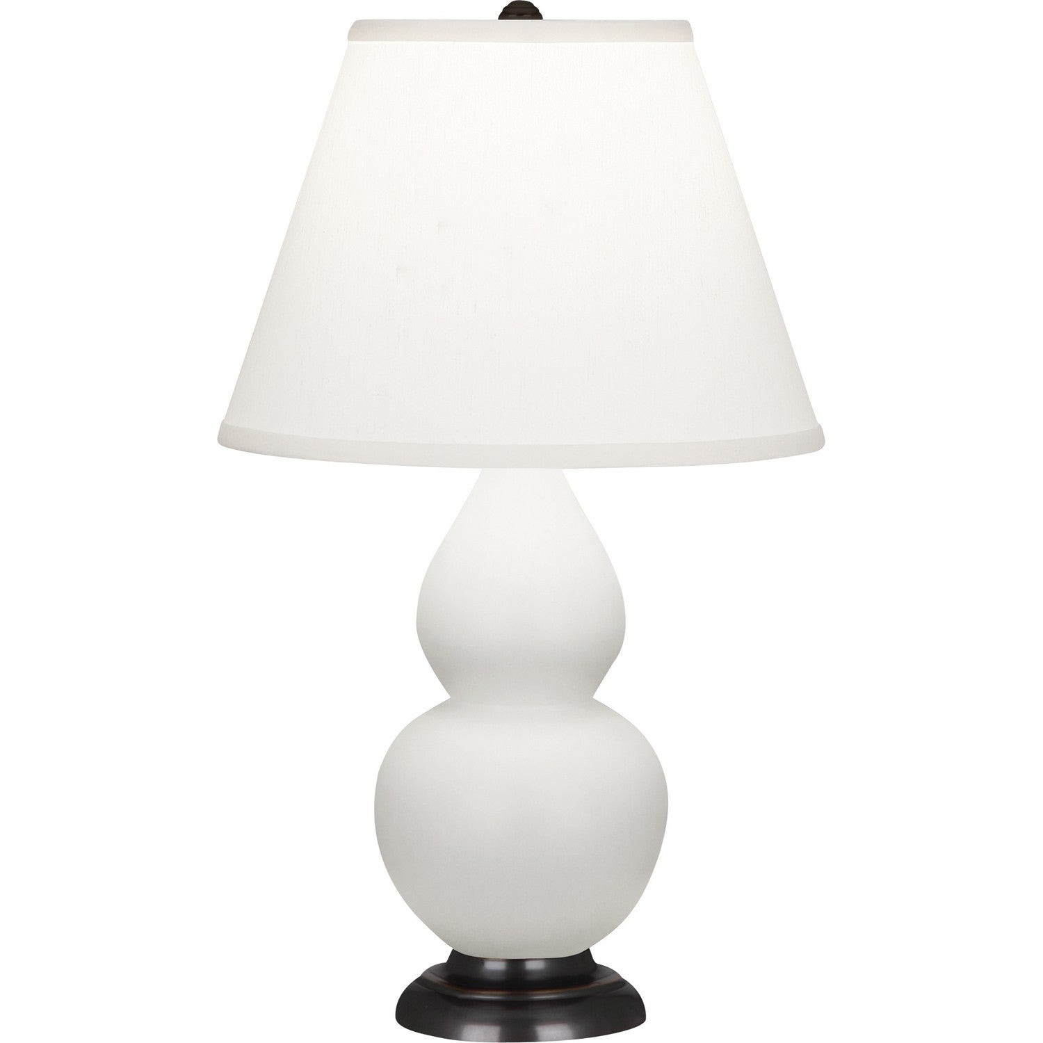 Robert Abbey - MDY51 - One Light Accent Lamp - Small Double Gourd - Matte Daisy Glazed Ceramic w/Deep Patina Bronzeed