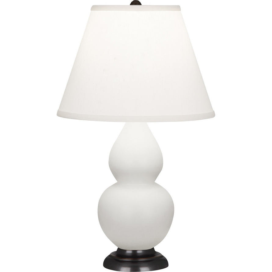 Robert Abbey - MDY51 - One Light Accent Lamp - Small Double Gourd - Matte Daisy Glazed Ceramic w/Deep Patina Bronze