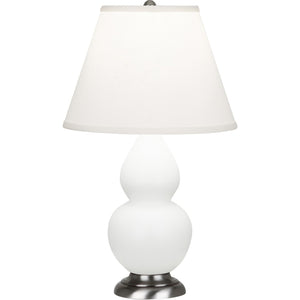 Robert Abbey - MDY52 - One Light Accent Lamp - Small Double Gourd - Matte Daisy Glazed Ceramic w/Antique Silvered