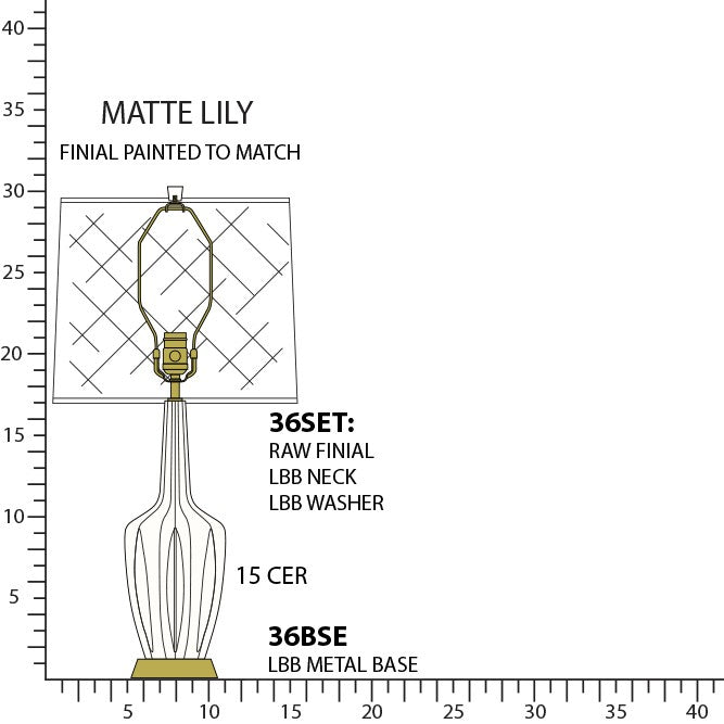 Robert Abbey - MLY36 - One Light Table Lamp - Emma - Matte Lily Glazed Ceramic w/Warm Brass