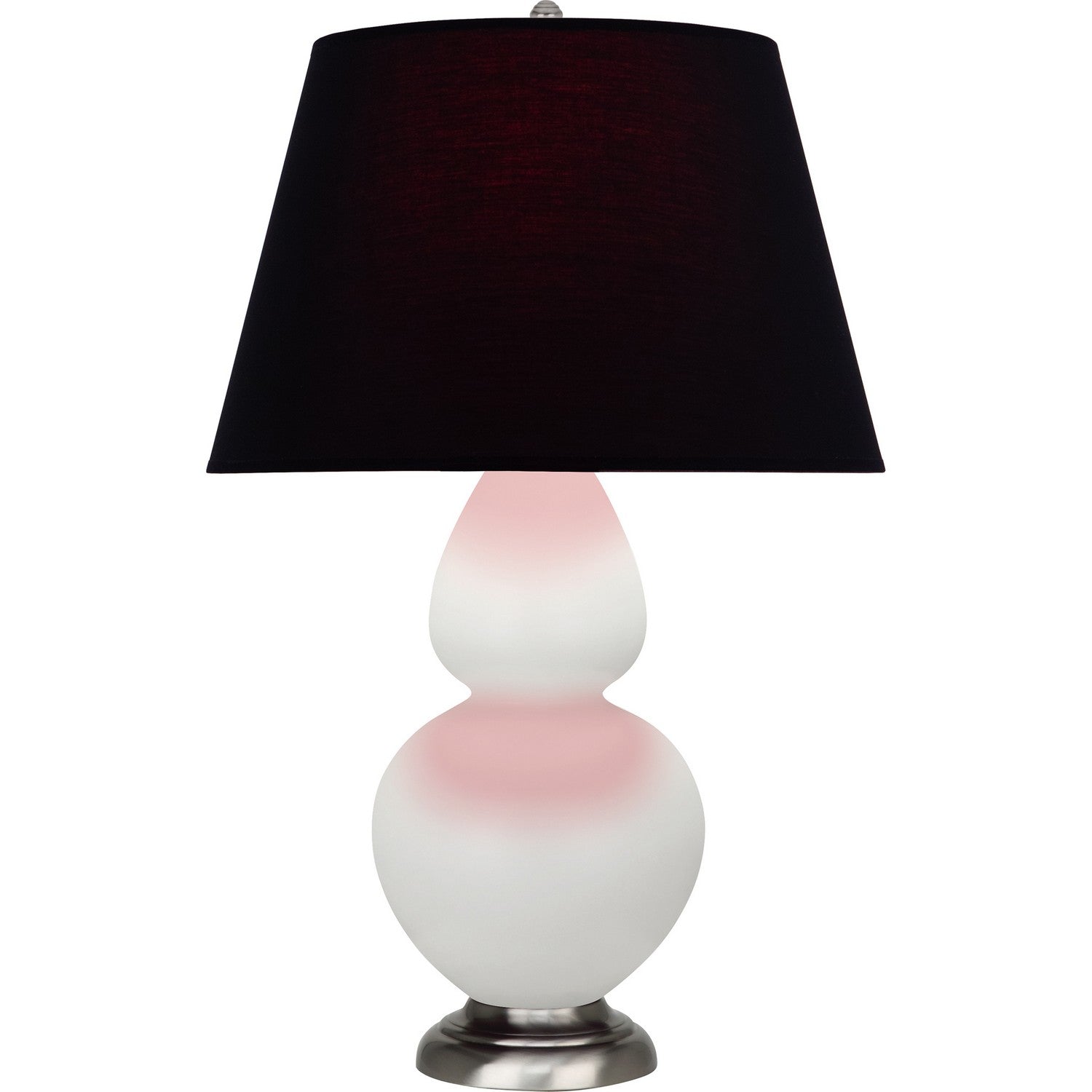 Robert Abbey - MLY59K - One Light Table Lamp - Double Gourd - Matte Lily Glazed Ceramic w/Antique Silvered