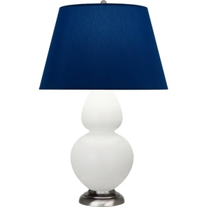 Robert Abbey - MLY59N - One Light Table Lamp - Double Gourd - Matte Lily Glazed Ceramic w/Antique Silvered